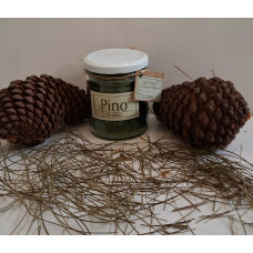 VELA 300g TARRO VIDRIO PINO